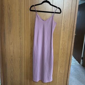Daily Ritual Mauve Midi Slip Dress